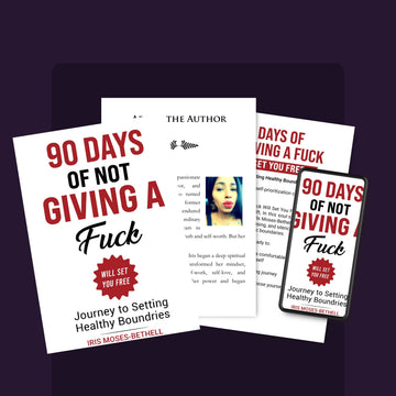 90 Days Of Not Giving A Fuck Will Set You Free… Paper Book Copy